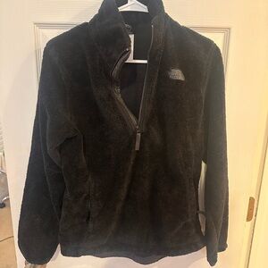 The North Face Black Sherpa Half-Zip Fleece